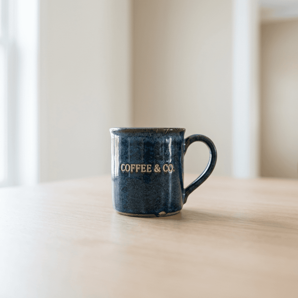 Coffee Mug - AI-enhanced with studio-quality background