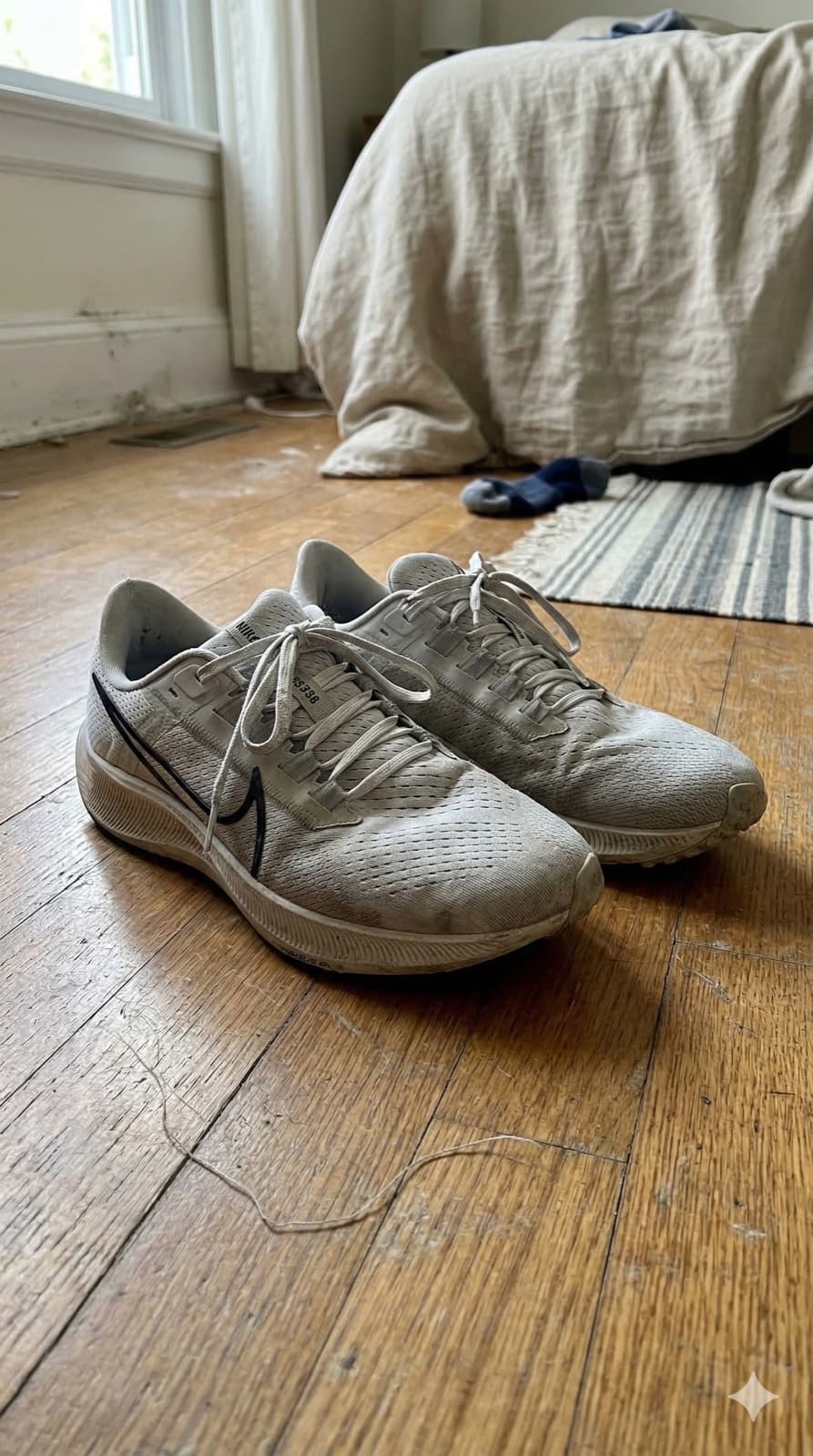 Sneakers - original photo before AI enhancement